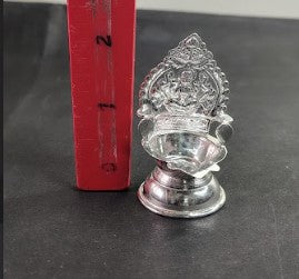 Pure Siver Kamakshi Diya 12gm - By Mahita Collections